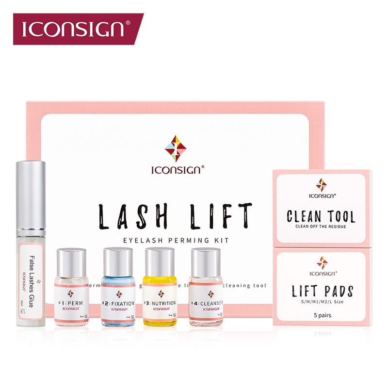 Eyelash Extension Full Set - ICONSIGN Lash Lift Kit Keratin Wimperndauerwelle