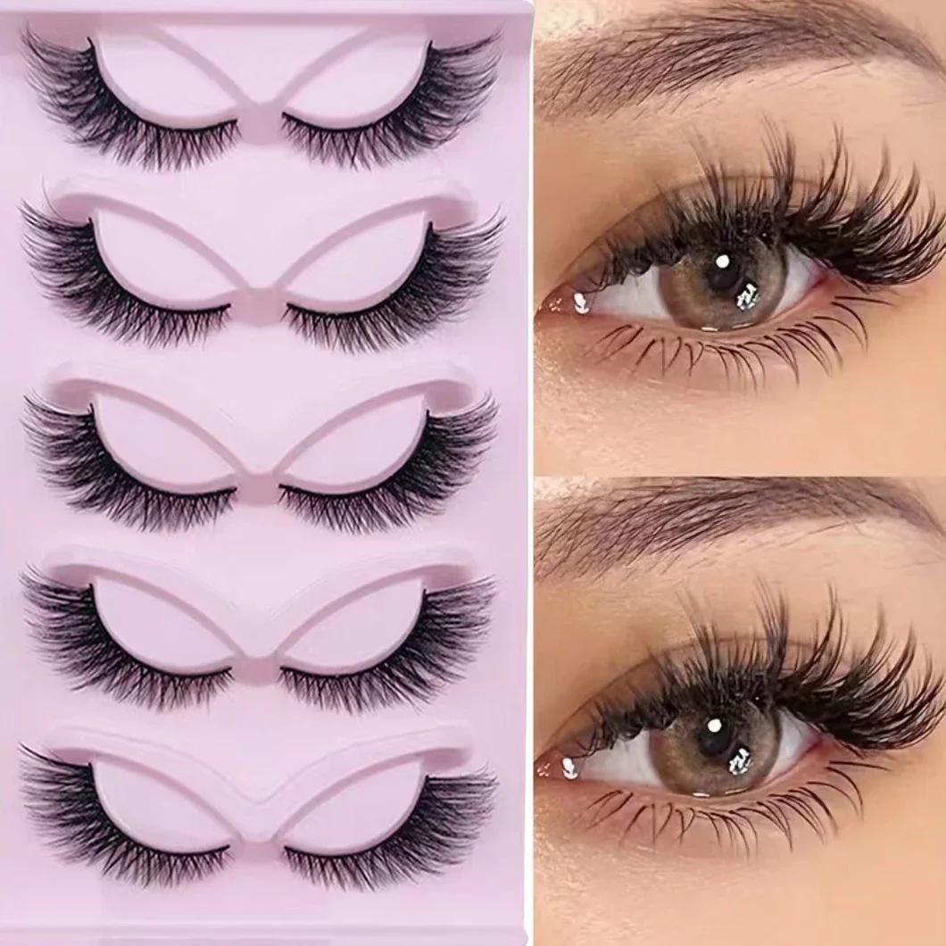 Eyelash Extension Cat Eye Wispy - 5 Paar Katzenauge Wimpern wispy gefälschte