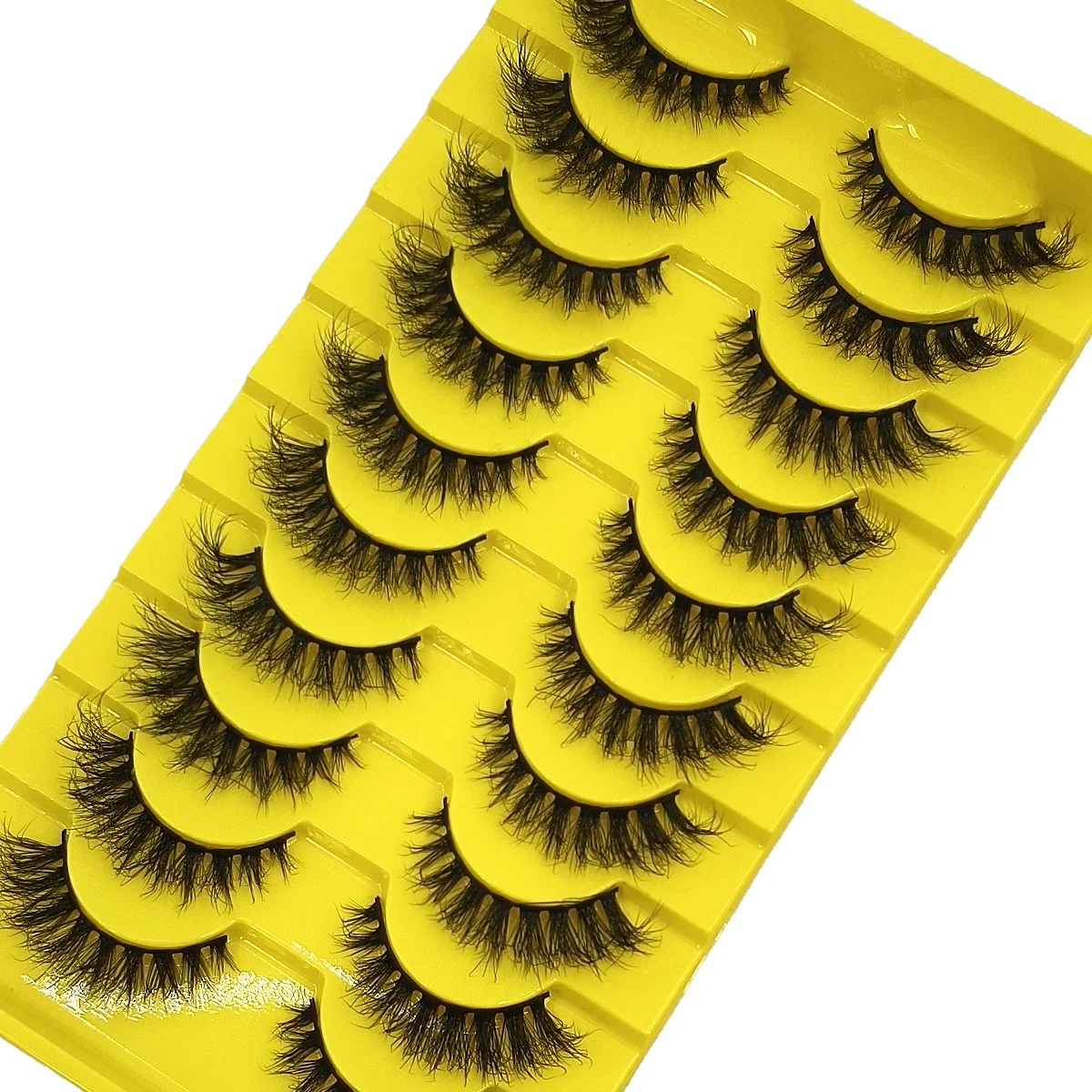 Eyelash Extension Cat Eye Wispy - HBZGTLADNeue 3D Wispy Künstliche Wimpern, Voluminöse