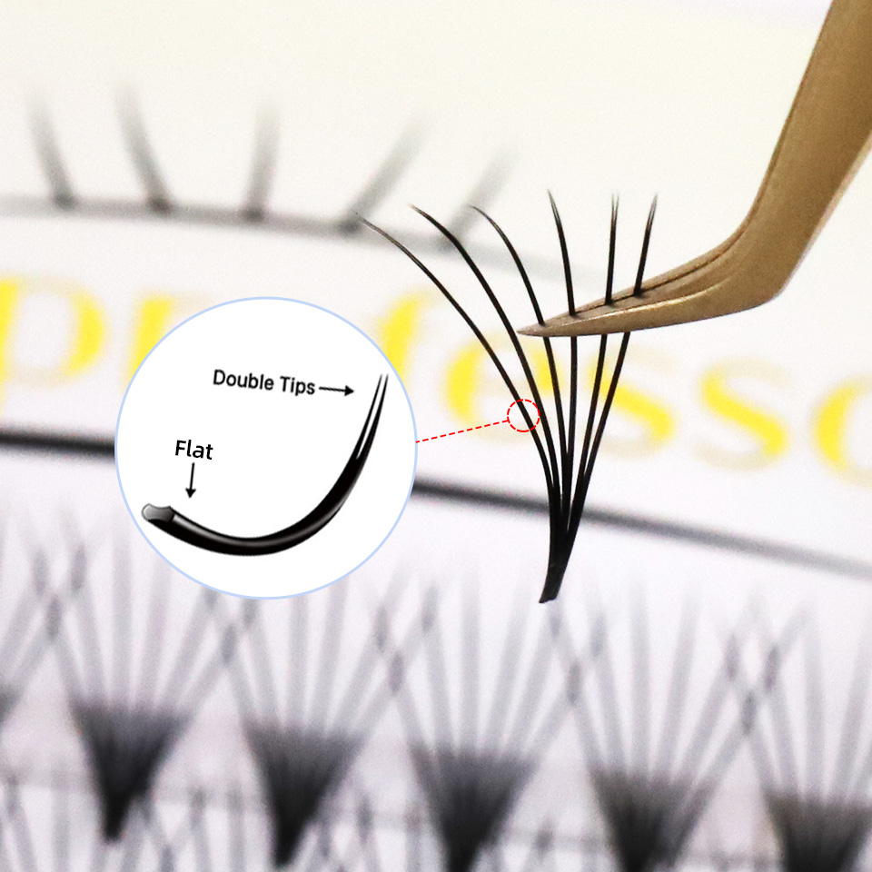 Eyelash Extension Korean - Flacher vorgefertigter Wimpernfächer 3D 4D 5D