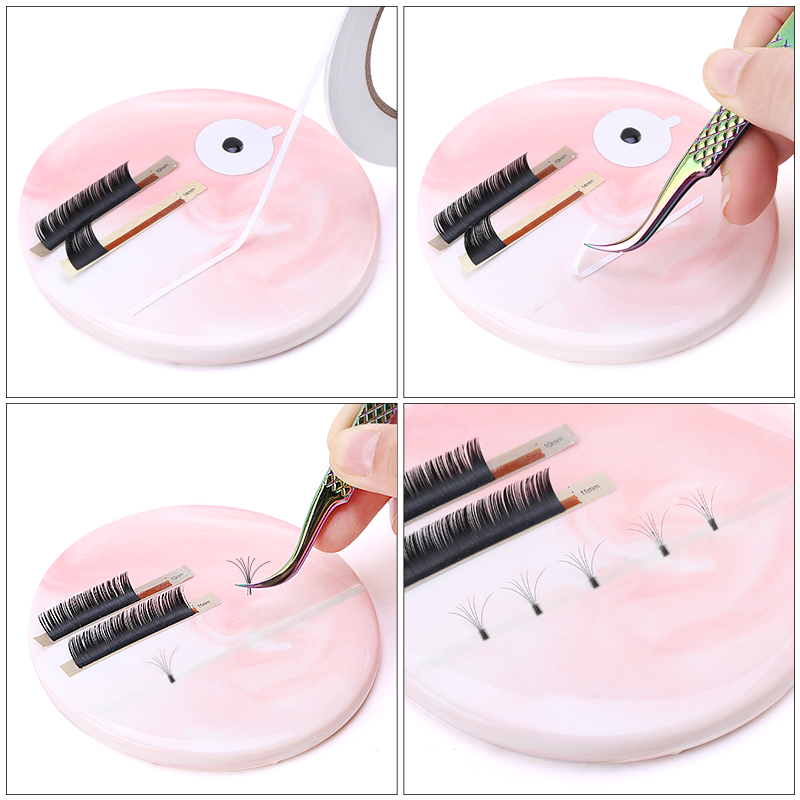 40 mt/satz Einfache fan Bänder – Eyelash Extension Volume Lashes Bewertung und Preis