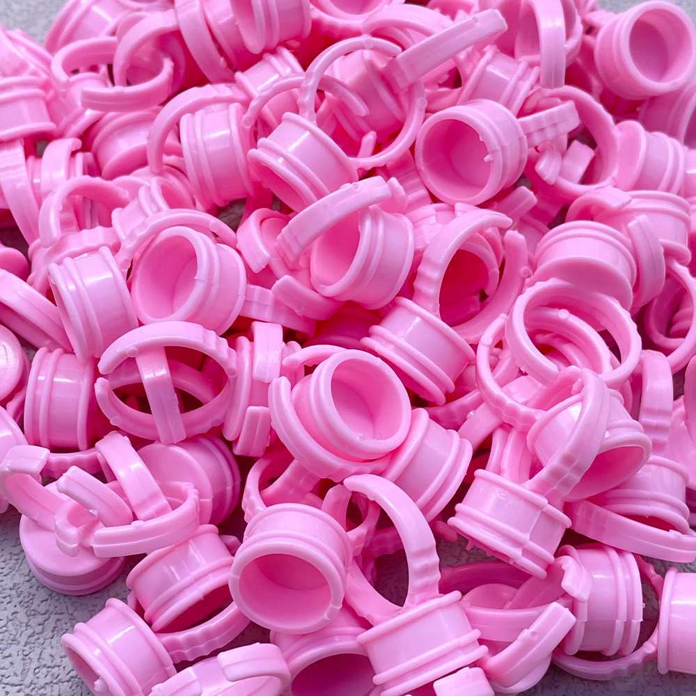 100Pcs Einweg Kleber Ring Tass – Eyelash Extension Volume Lashes Bewertung und Preis