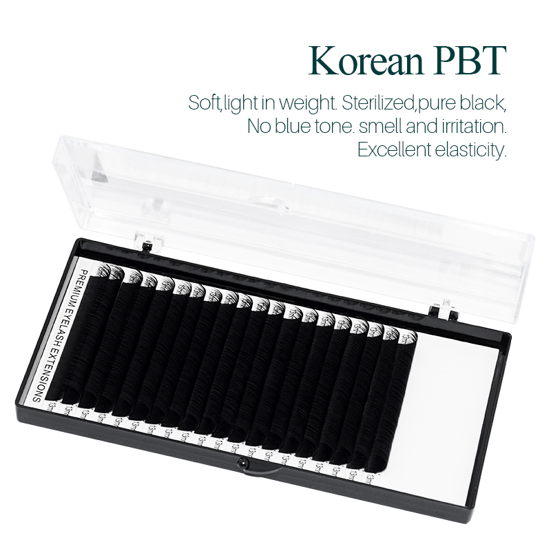 Einzelwimpern, koreanische PBT – Eyelash Extension Korean Bewertung und Preis
