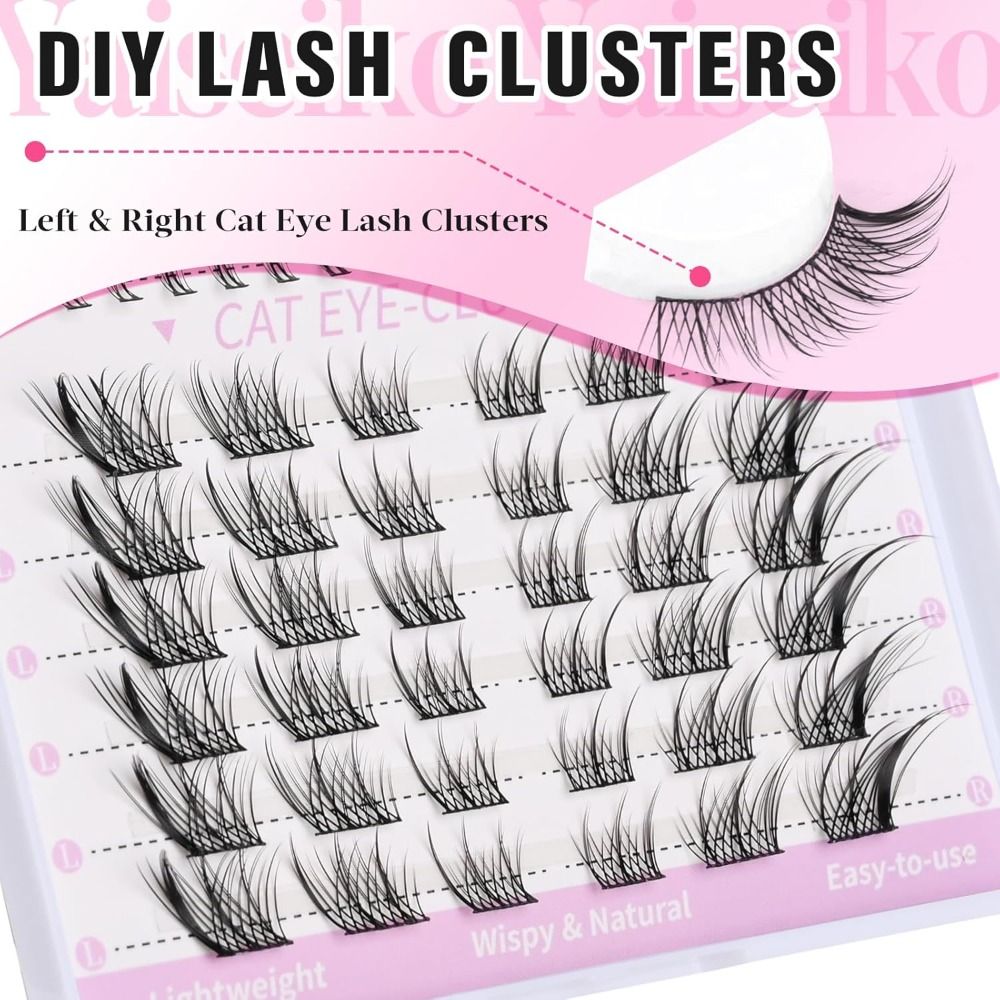 Neue 3D Cat Eye Selbstklebende – Eyelash Extension Cat Eye Wispy Bewertung und Preis