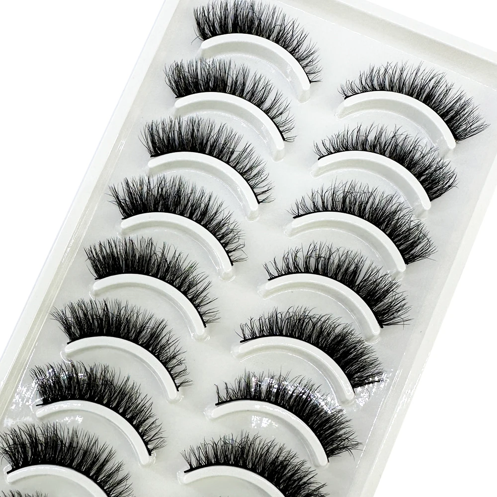 10 Paar Wimpern 3D Nerz natürl – Eyelash Extension Full Set Bewertung und Preis