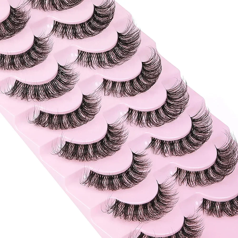 10 Paar Falsche Wimpern 6D Sup – Eyelash Extension Cat Eye Wispy Bewertung und Preis