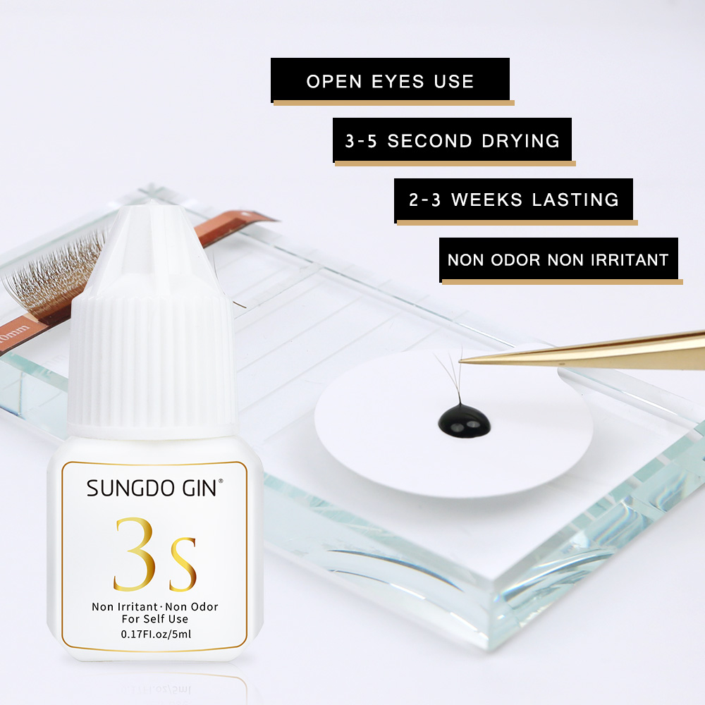 Wimpernverlängerungskleber, 3S – Eyelash Extension Eye Irritation Bewertung und Preis