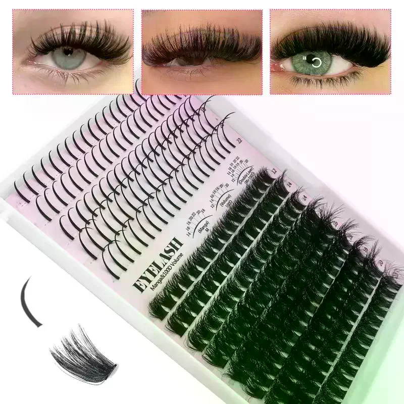 Wimpern-Cluster-Set: Volumen-W – Eyelash Extension Volume Lashes Bewertung und Preis