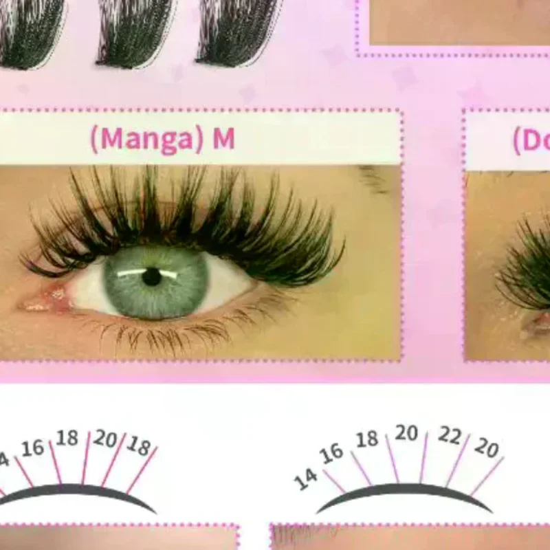Wimpern-Cluster-Set: Volumen-W – Eyelash Extension Volume Lashes Bewertung und Preis