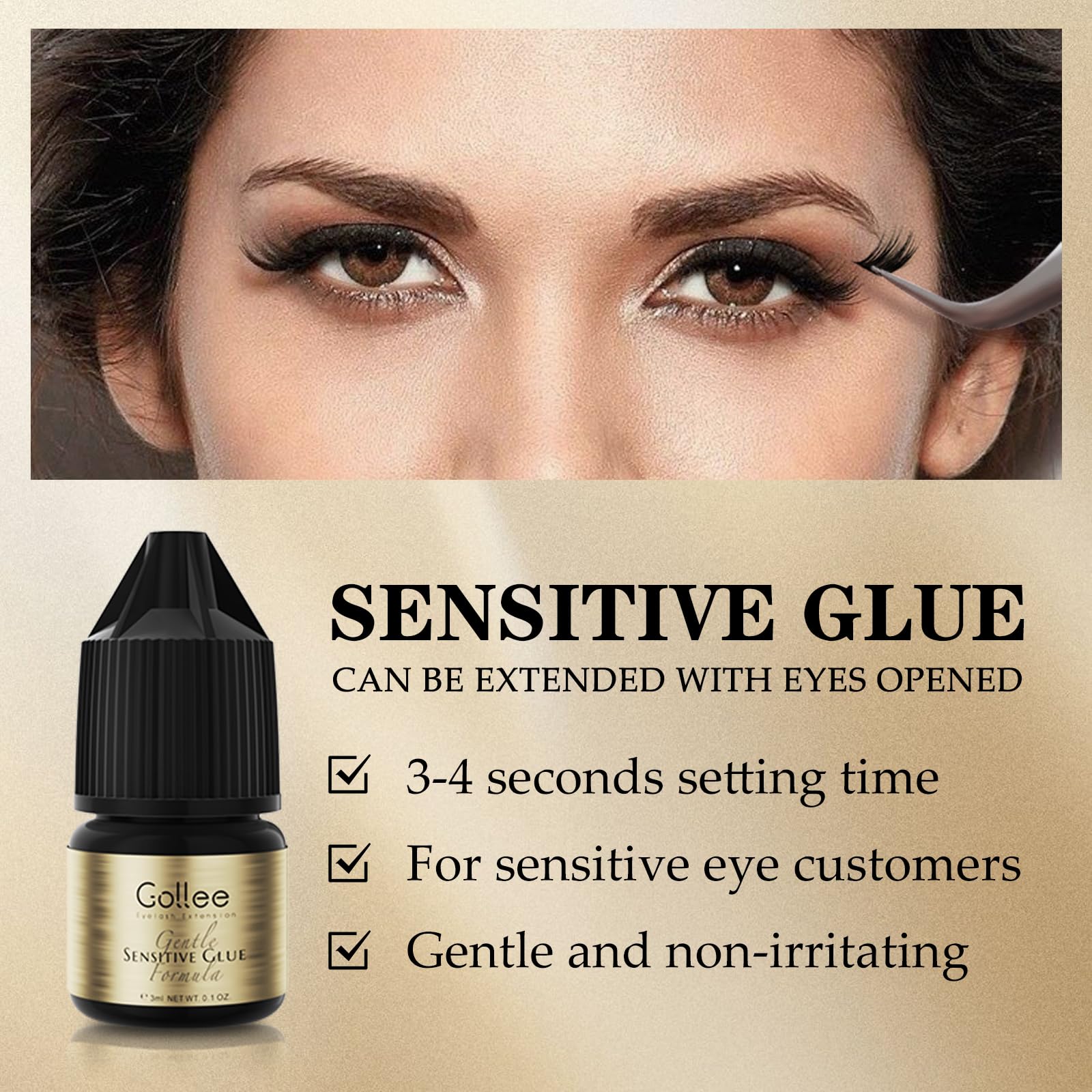 Gollee Wimpernkleber, gruppier – Eyelash Extension Eye Irritation Bewertung und Preis