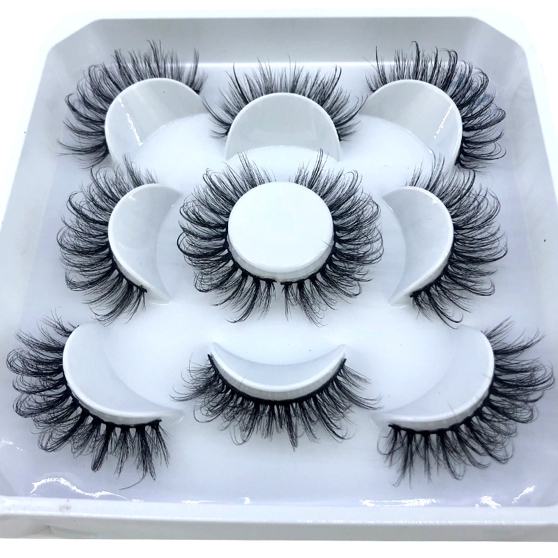 Neue 5 Paar 8-25mm Natürliche  – Eyelash Extension Full Set Bewertung und Preis