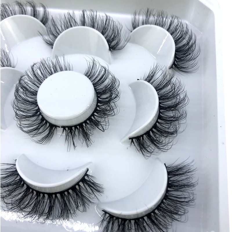 Neue 5 Paar 8-25mm Natürliche  – Eyelash Extension Full Set Bewertung und Preis