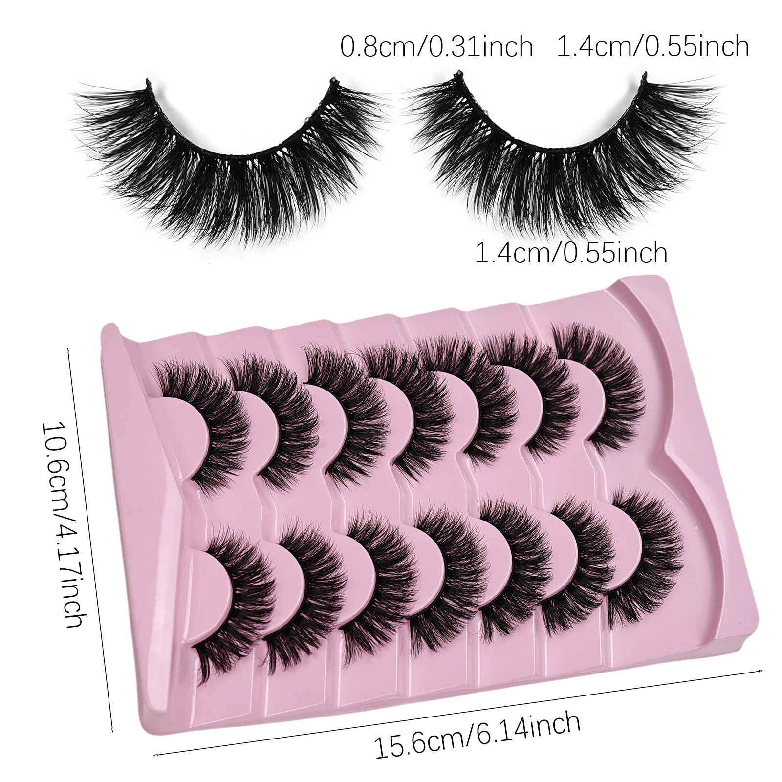 7 Paare Katzenauge Wimpern Vol – Eyelash Extension Cat Eye Wispy Bewertung und Preis
