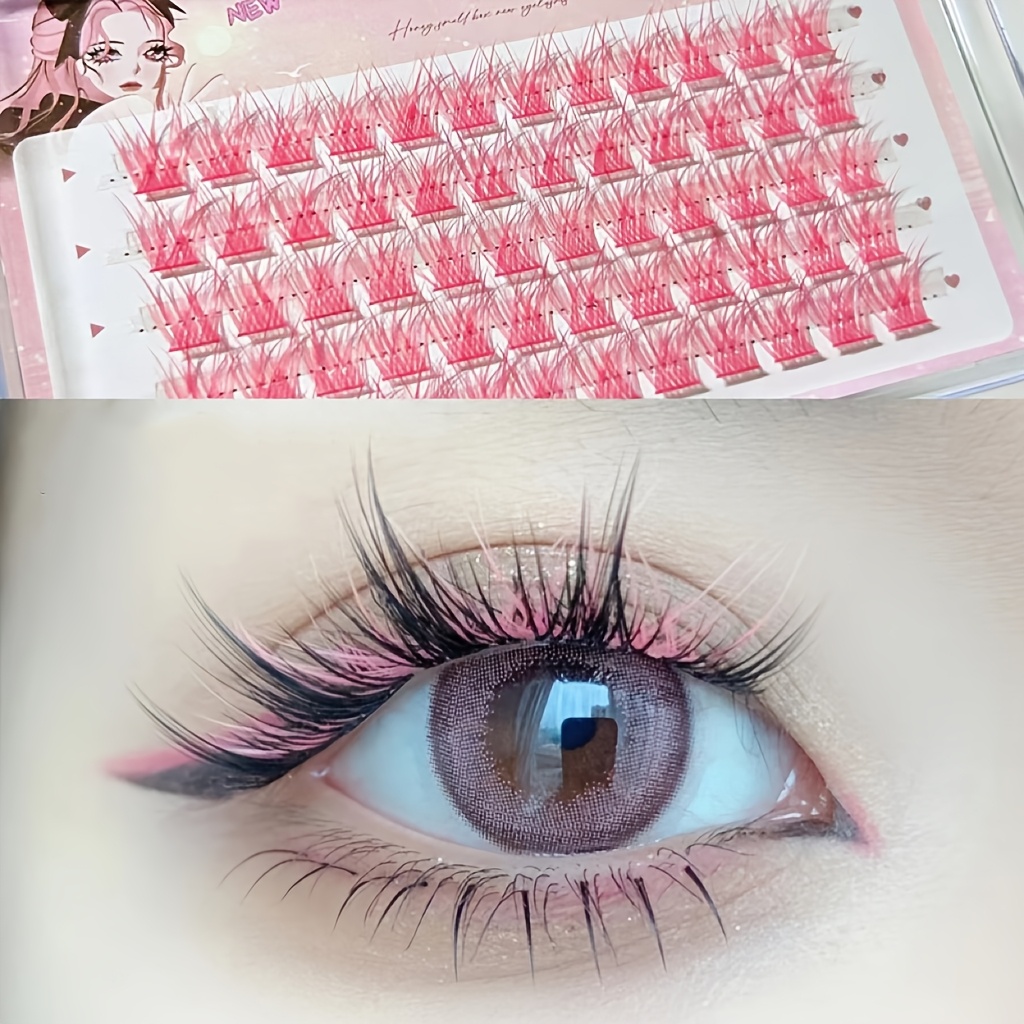 Mixiaohe Bunte Wimpern 60 Clus – Eyelash Extension Anime Bewertung und Preis