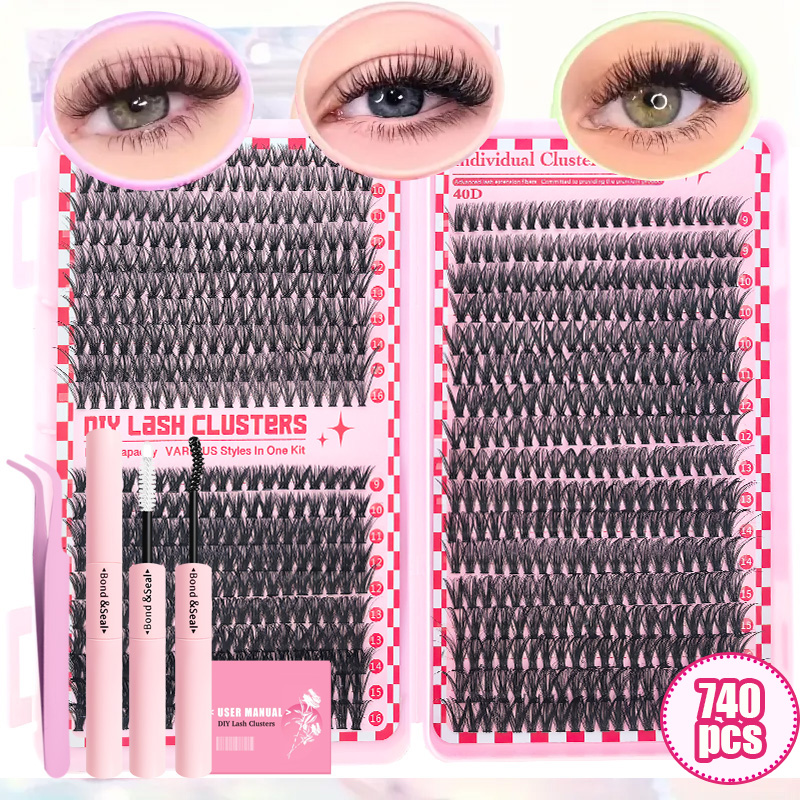 30D40D50D80D DIY Wimpernverlän – Eyelash Extension Full Set Bewertung und Preis