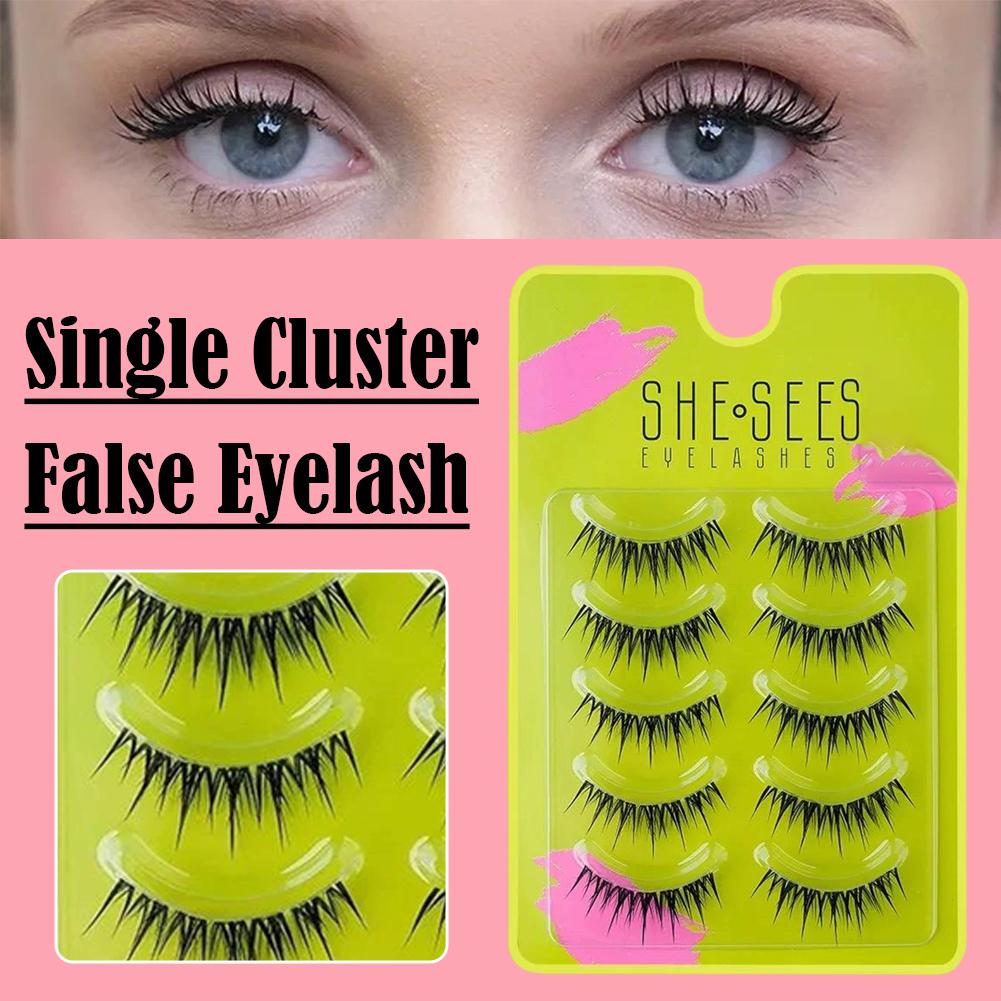 Natürliche Cluster-Falsche Wim – Eyelash Extension Cat Eye Wispy Bewertung und Preis