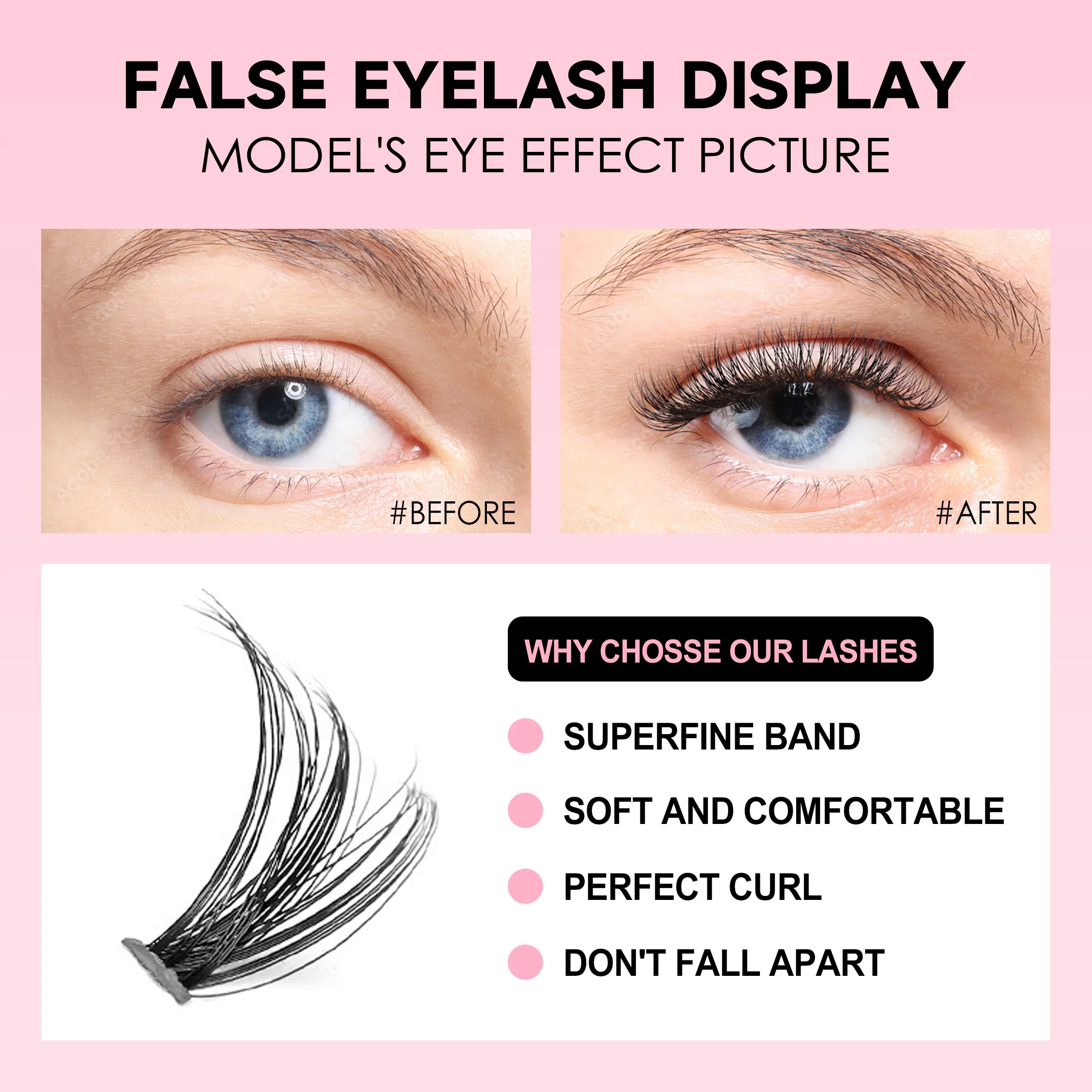 DIY Wimpern Verlängerung skit  – Eyelash Extension Full Set Bewertung und Preis